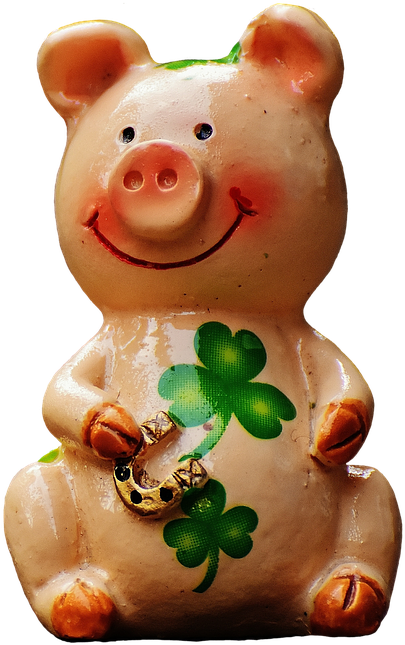 Lucky Pig, Luck, Pig, Funny, Piglet, Lucky Charm, Cute - Újévi Köszöntők Buék 2019 (441x720), Png Download