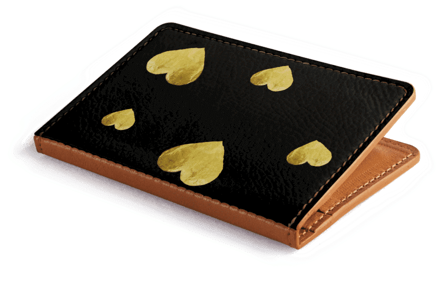 Dailyobjects Floating Hearts Card Wallet Buy Online - Wallet (900x900), Png Download