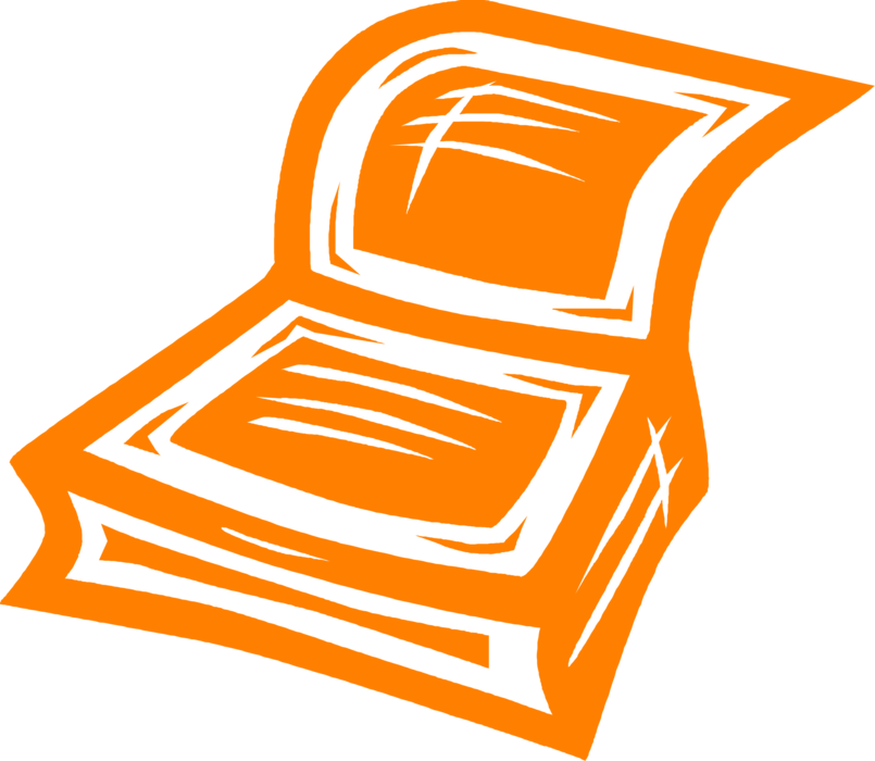 Vector Illustration Of Books As Printed Works Of Literature (805x700), Png Download
