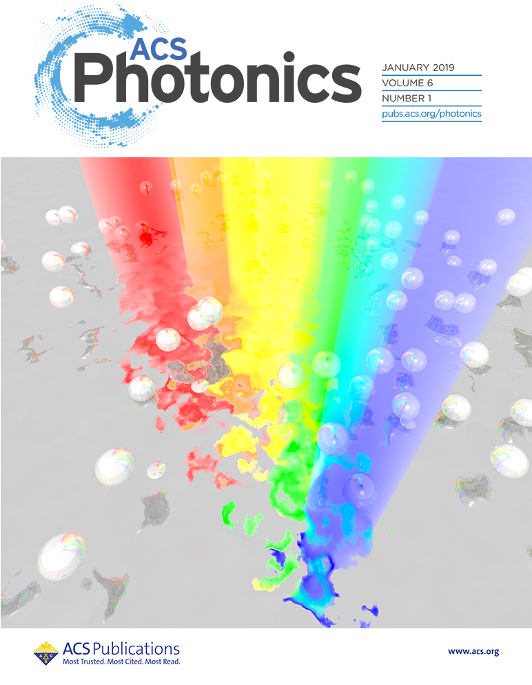 Biodegradable Color Pixels That Disappear Completely - Acs Photonics Cover (771x1024), Png Download