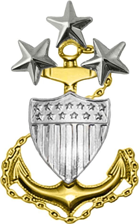 Uscg Mcpocg Collar - Coast Guard Chiefs Anchor (600x959), Png Download