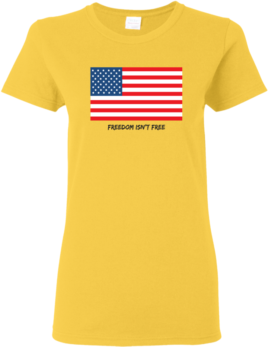 Freedom Isn't Free Ejército De Estados Unidos, Bandera - Shirt (1155x1155), Png Download