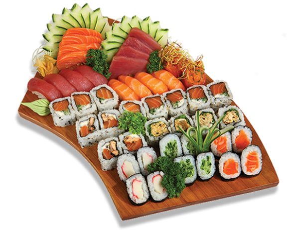 Comida Japonesa Png - Combo De Sushi (700x540), Png Download