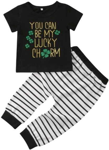 My Lucky Charm Clothing Set - T-shirt (600x600), Png Download