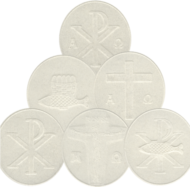 Congregation Hosts - Circle (646x646), Png Download