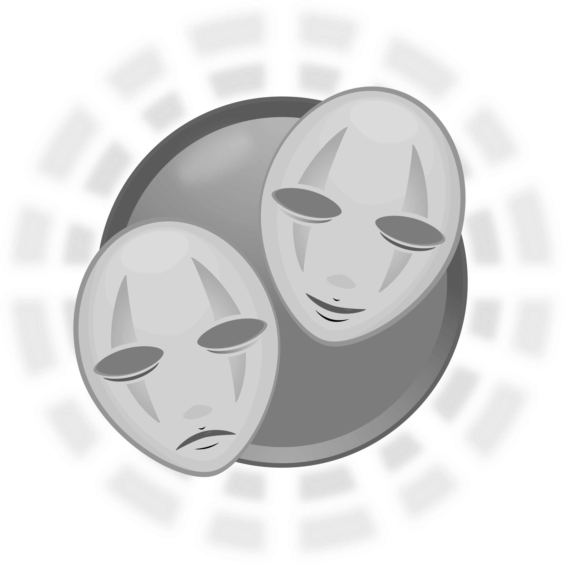 Big Image - Mascara Png (2400x2400), Png Download