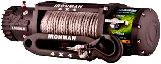 Monster Winch 12000lbs 12v Electric - Winch Ironman (800x800), Png Download