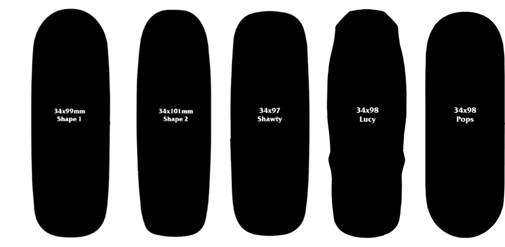 Sorry Board Shapes 2018 - Skateboarding (1000x490), Png Download