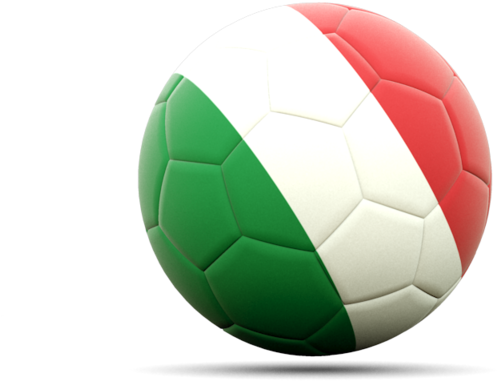 Italy Flag Football Icon - Italian Soccer Ball Transparent (640x480), Png Download