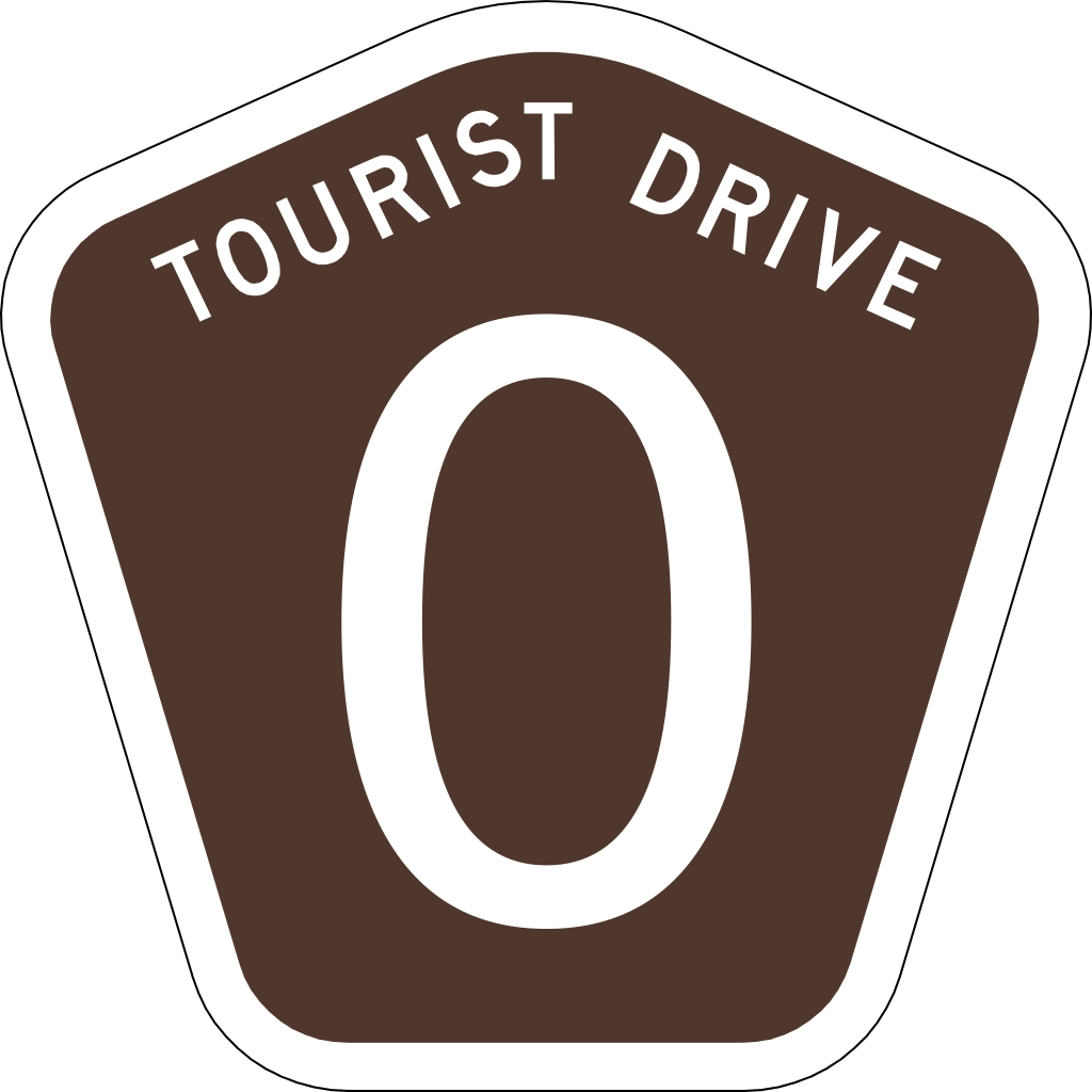 Australian Tourist Drive 0 Template - Sign (1024x1024), Png Download