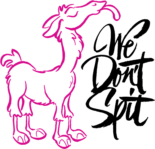 Spit Png - Alpaca Caricatura (589x590), Png Download
