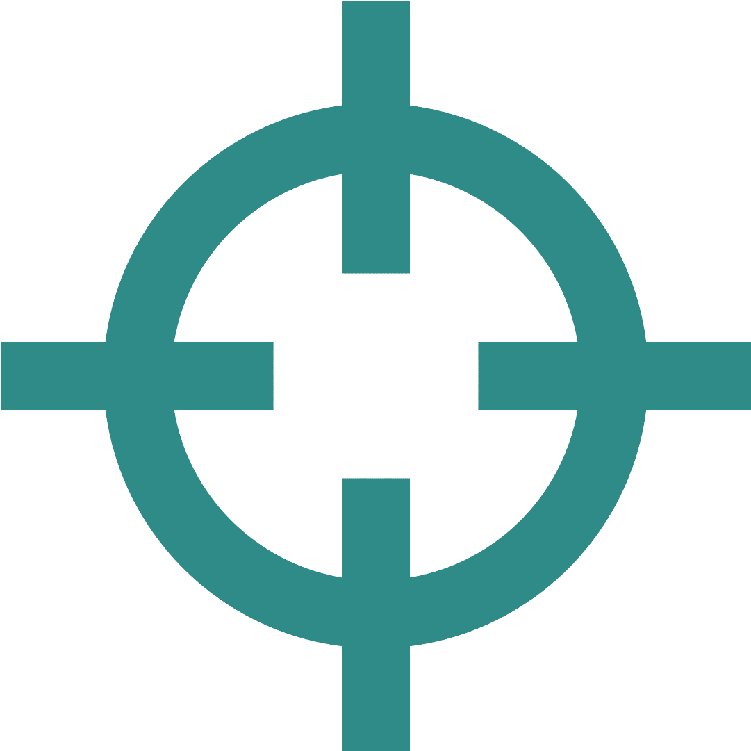 22 Bullets - Target Icon (1200x1200), Png Download