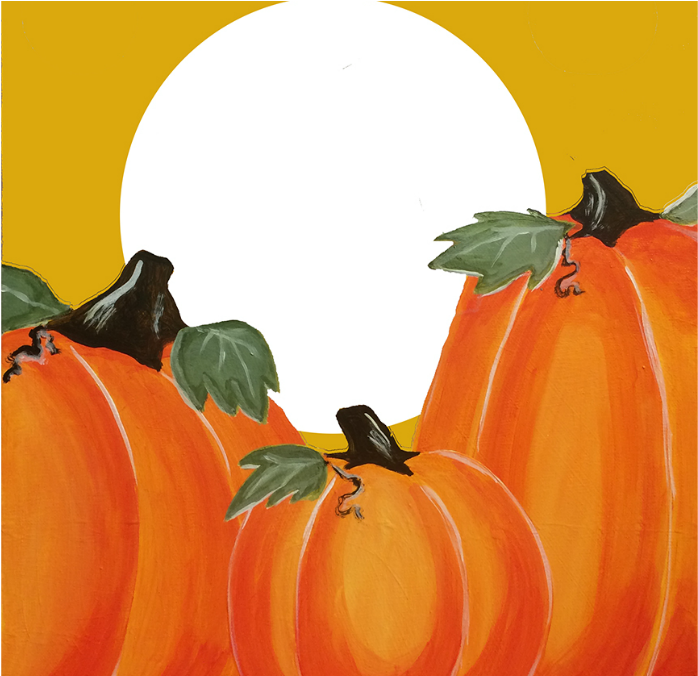 “3d Pumpkins” - Painting (1080x675), Png Download