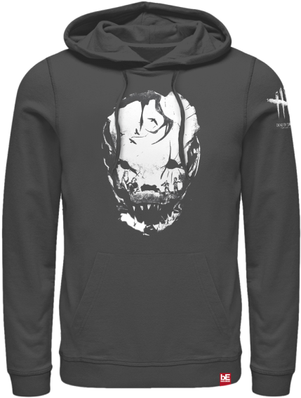 Bloodletting Hoodie White On Grey - Sweatshirt (600x600), Png Download