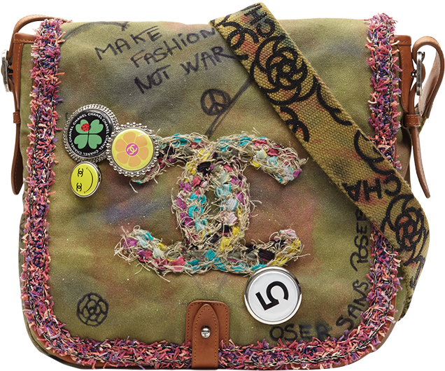 Chanel Peace Sign Bag (750x750), Png Download