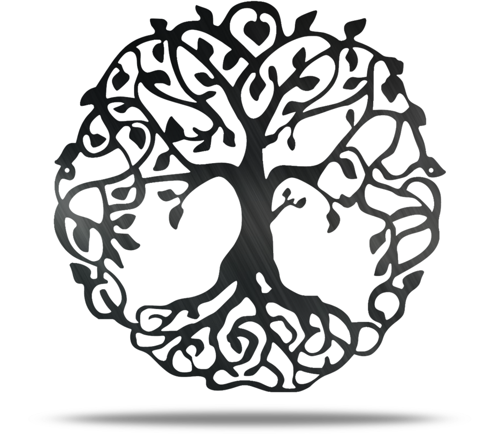 Tree Of Life Metal Wall Art - Gold Tree Of Life Png (1024x1024), Png Download
