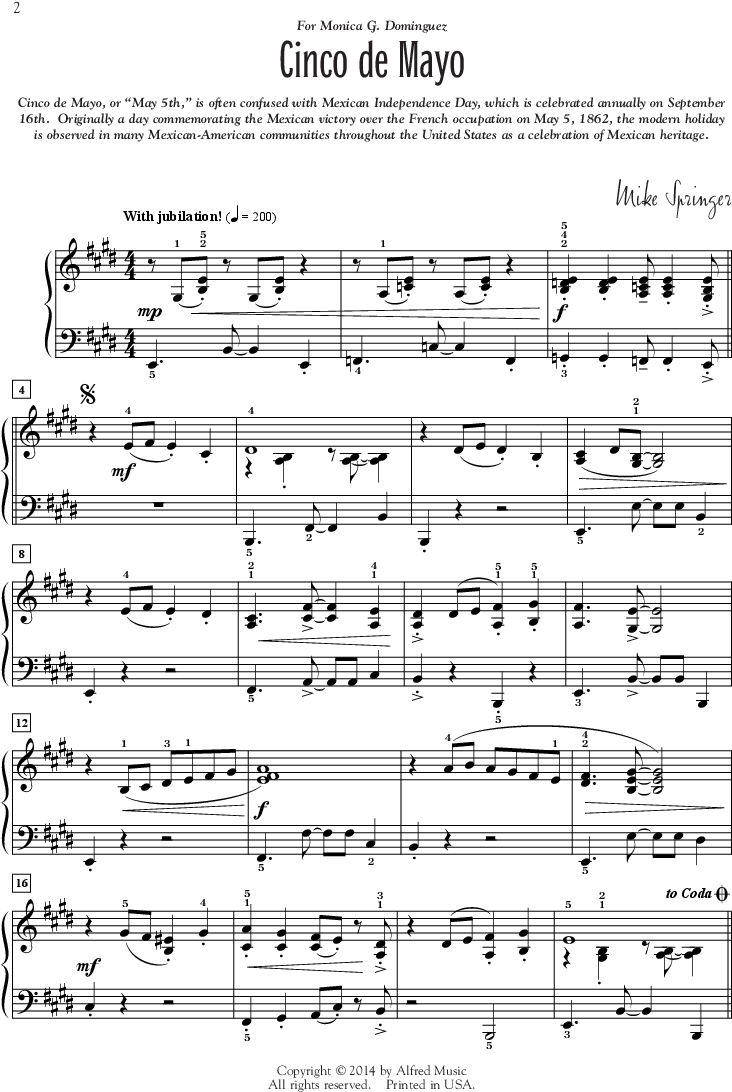 Mexico - Energy Music Sheet (864x1152), Png Download