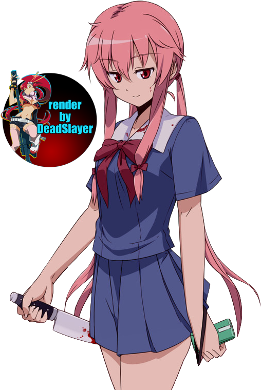Http - //nsa37 - Casimages - - Yuno Gasai Render (519x768), Png Download