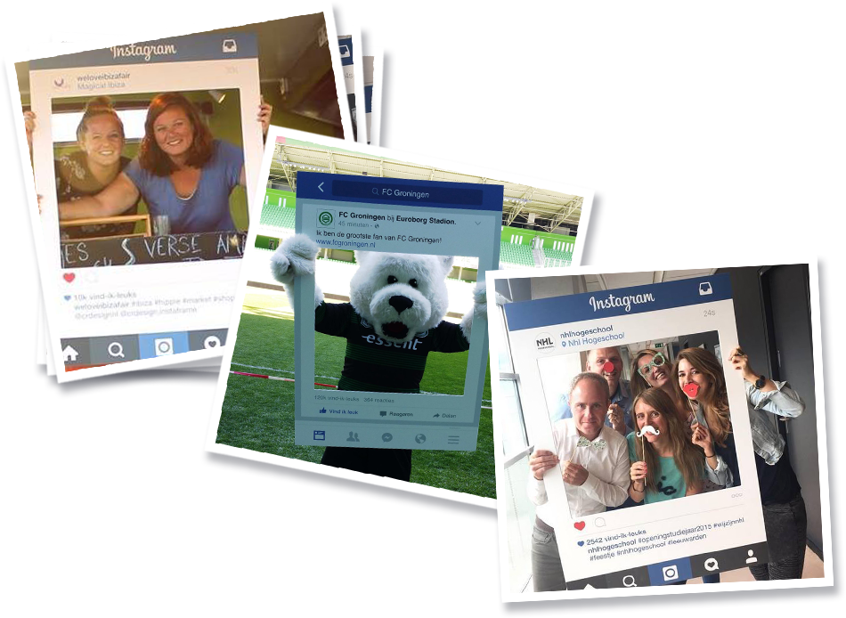 Het Instagram Frame - Banner (950x694), Png Download