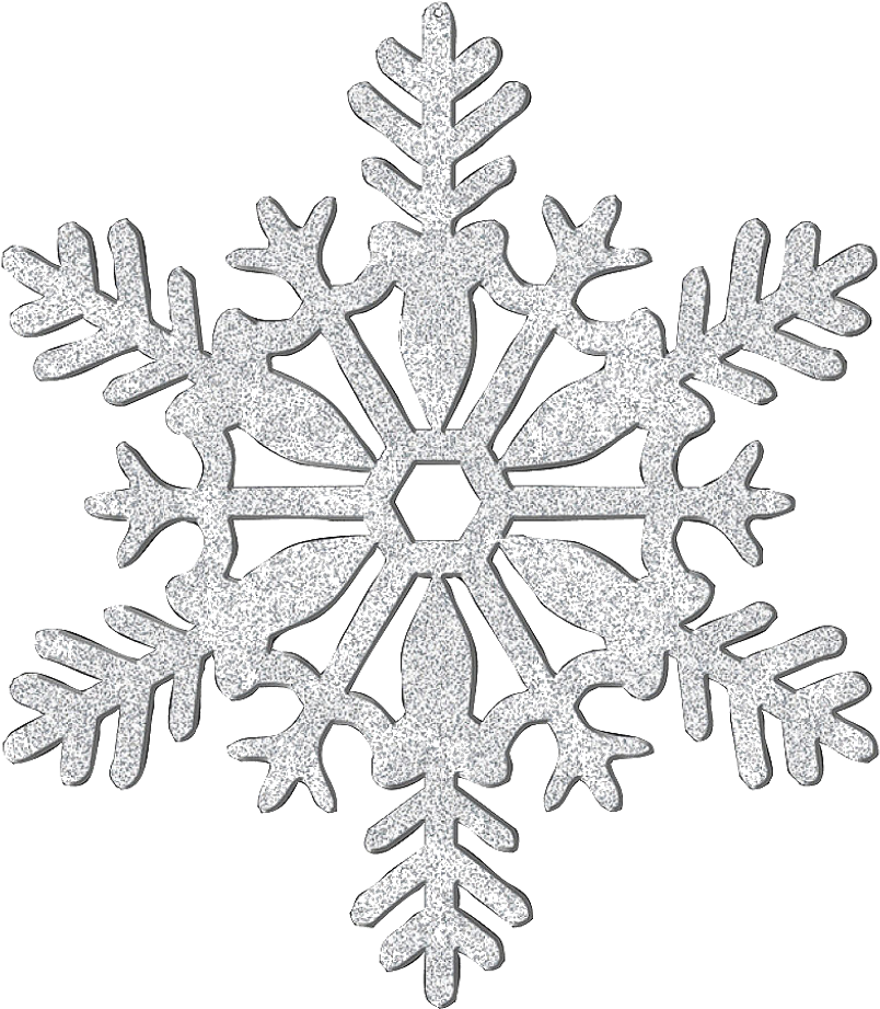 Snowflake Glitter Silver Snow Winter Freetoedit - Glitter Snowflake (1024x1024), Png Download