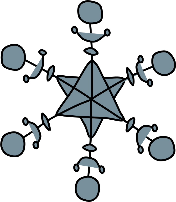 Star Of David Snowflake, Silver, Png - Crochet (816x1056), Png Download