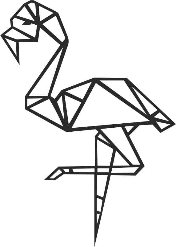 Flamingo Metal Wall Art Decor Portraits - Porte Photo Flamant Rose Déco Murale (600x800), Png Download