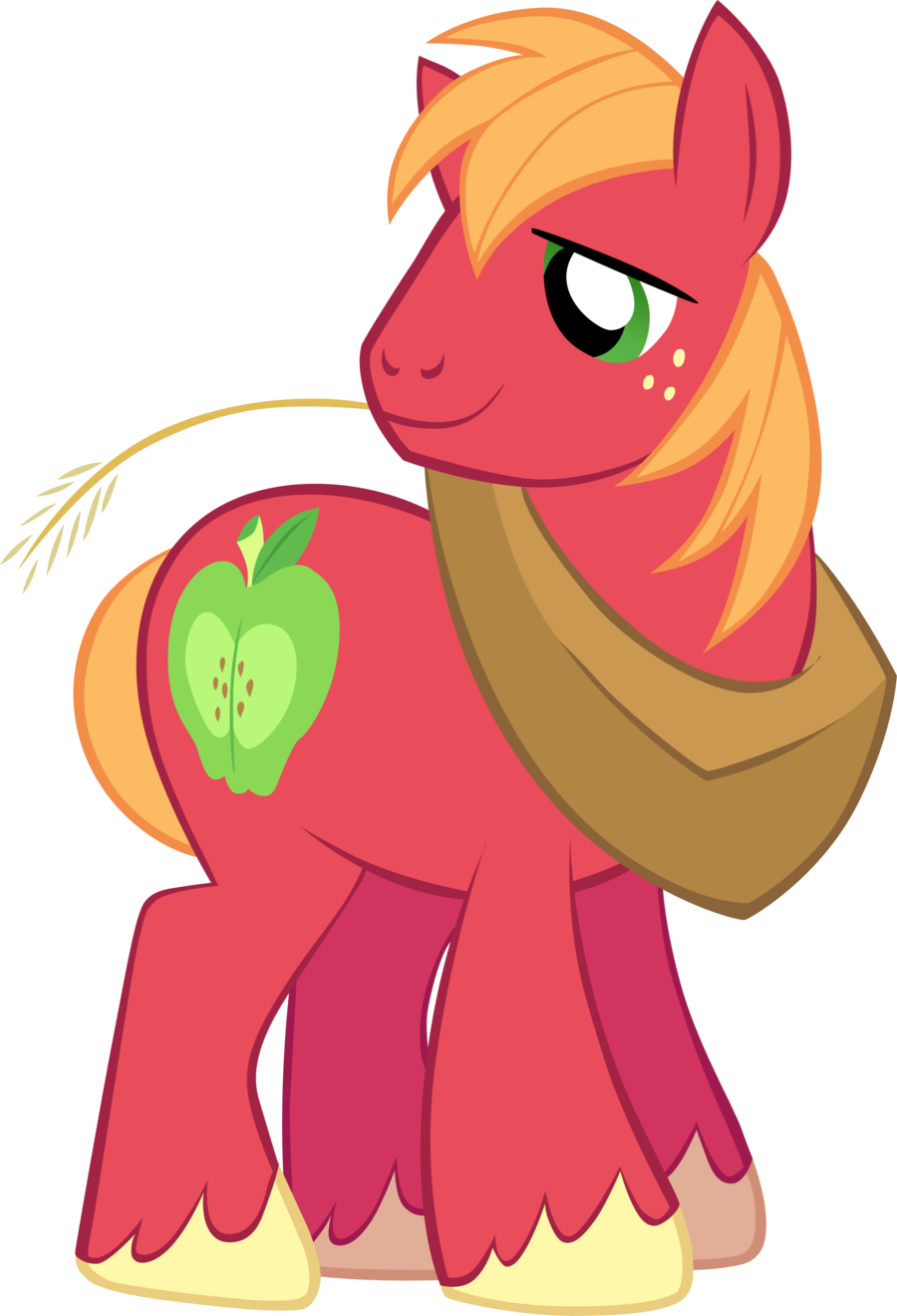 Big Macintosh - Big Mac Little Pony (900x1319), Png Download