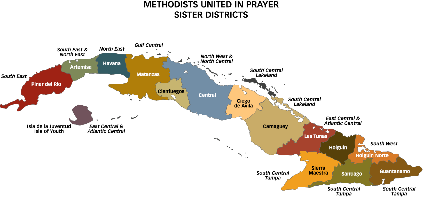 Global Missions Of The Florida Conference - Gardens Of The Queen Cuba (1638x763), Png Download