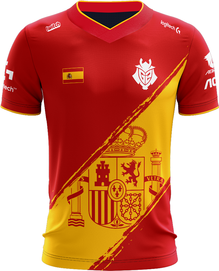 G2 Spain Jersey (740x912), Png Download