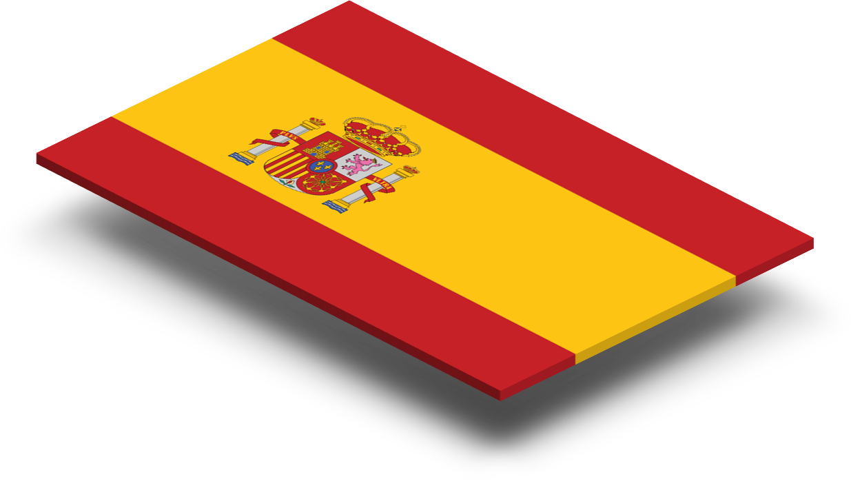 Spain Flag In Rich Quality Definition - Graphic Design (1235x698), Png Download