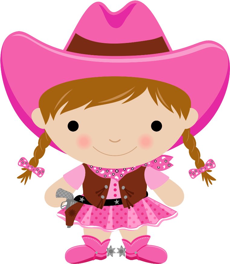 Explore Cowgirl Baby Showers, Cowgirls And More - Clip Art Cowgirl (761x873), Png Download