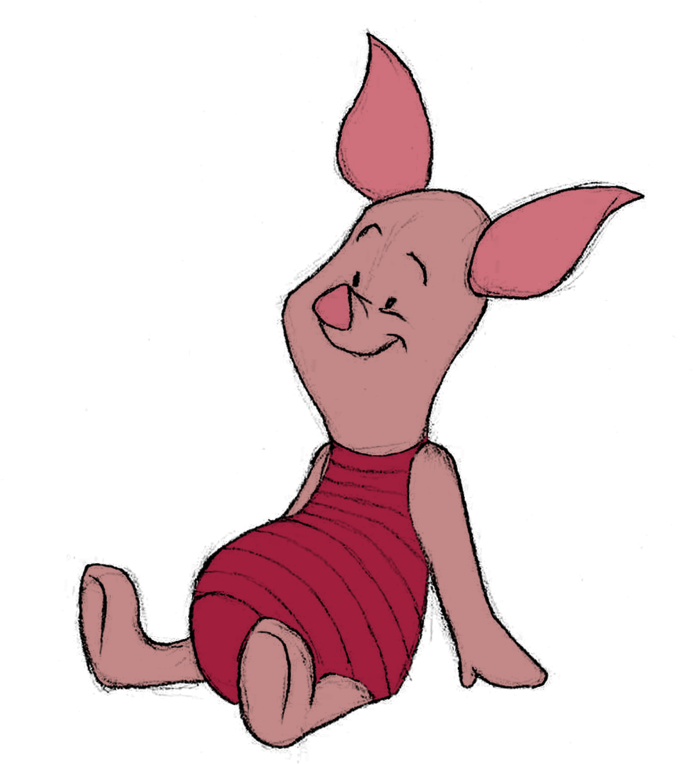 Piglet Winnie The Pooh Eeyore Disney Tsum Tsum The - Winnie The Pooh Transparent Background (973x1073), Png Download