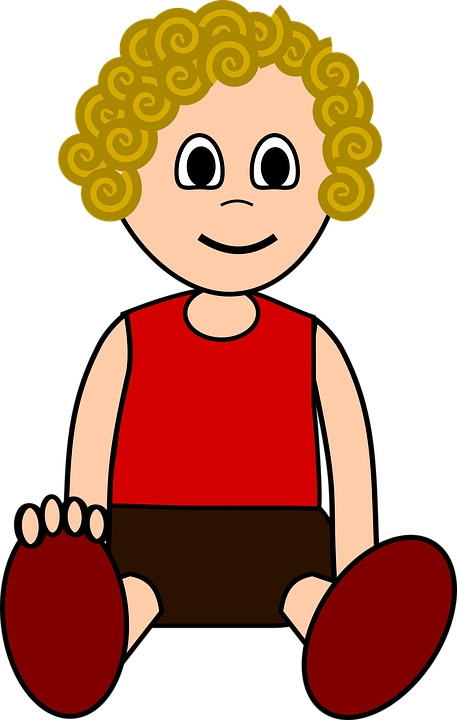 Cowgirl Baby Cliparts 17, - Cartoon Kid Sitting (457x720), Png Download