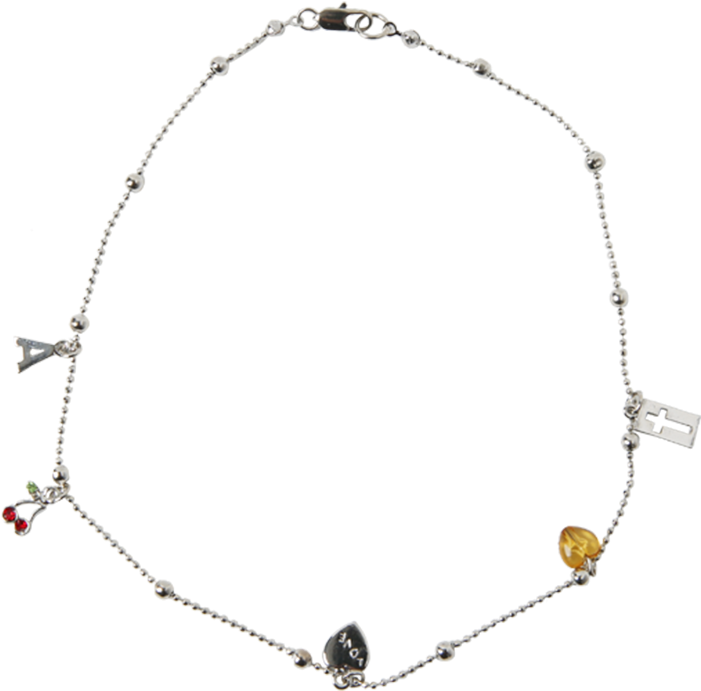 Multiple Pendant Ball Chain Necklace - Necklace (800x800), Png Download
