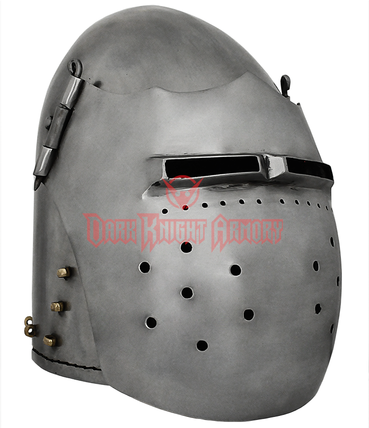 Dark Knight Armoury - Bascinet Helmet (850x850), Png Download