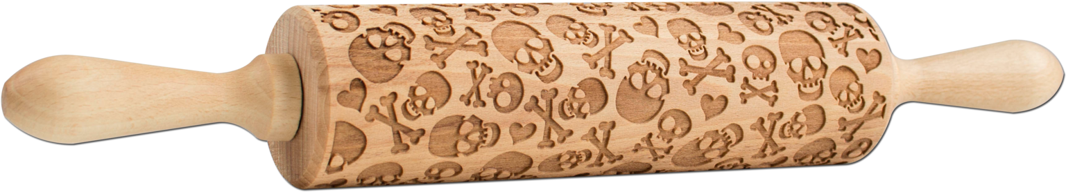 Engraved Rolling Pin - Rolling Pin (2048x1365), Png Download