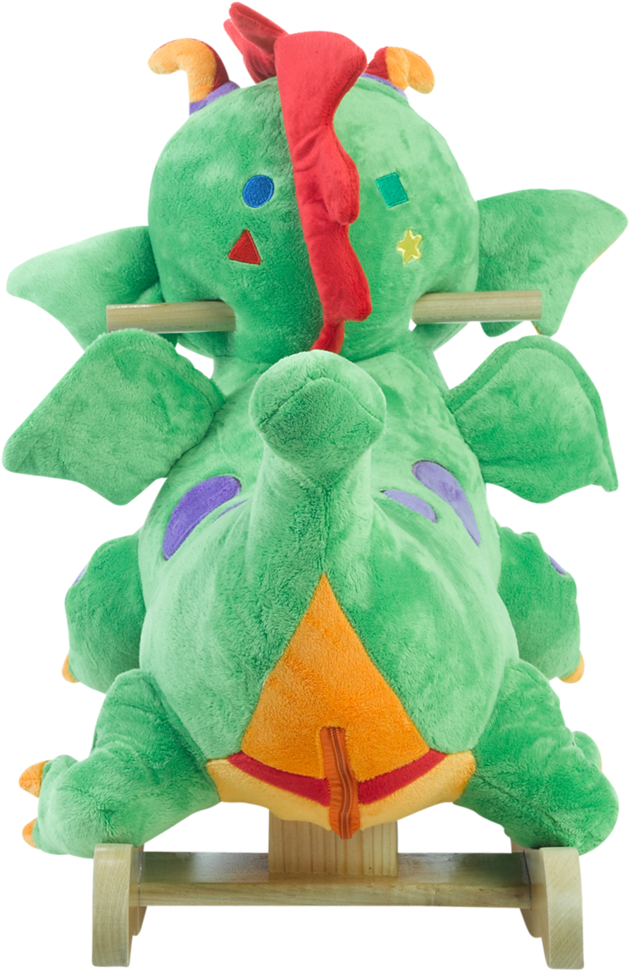 Poof The Lil' Dragon Rocker - Stuffed Toy (1450x1450), Png Download