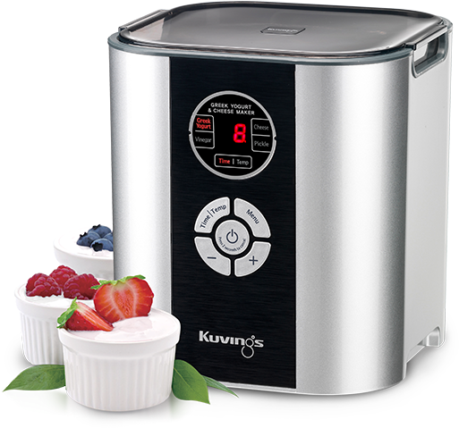 Greek Yogurt & Cheese Maker - Kuvings Greek Yogurt & Cheese Maker (569x560), Png Download
