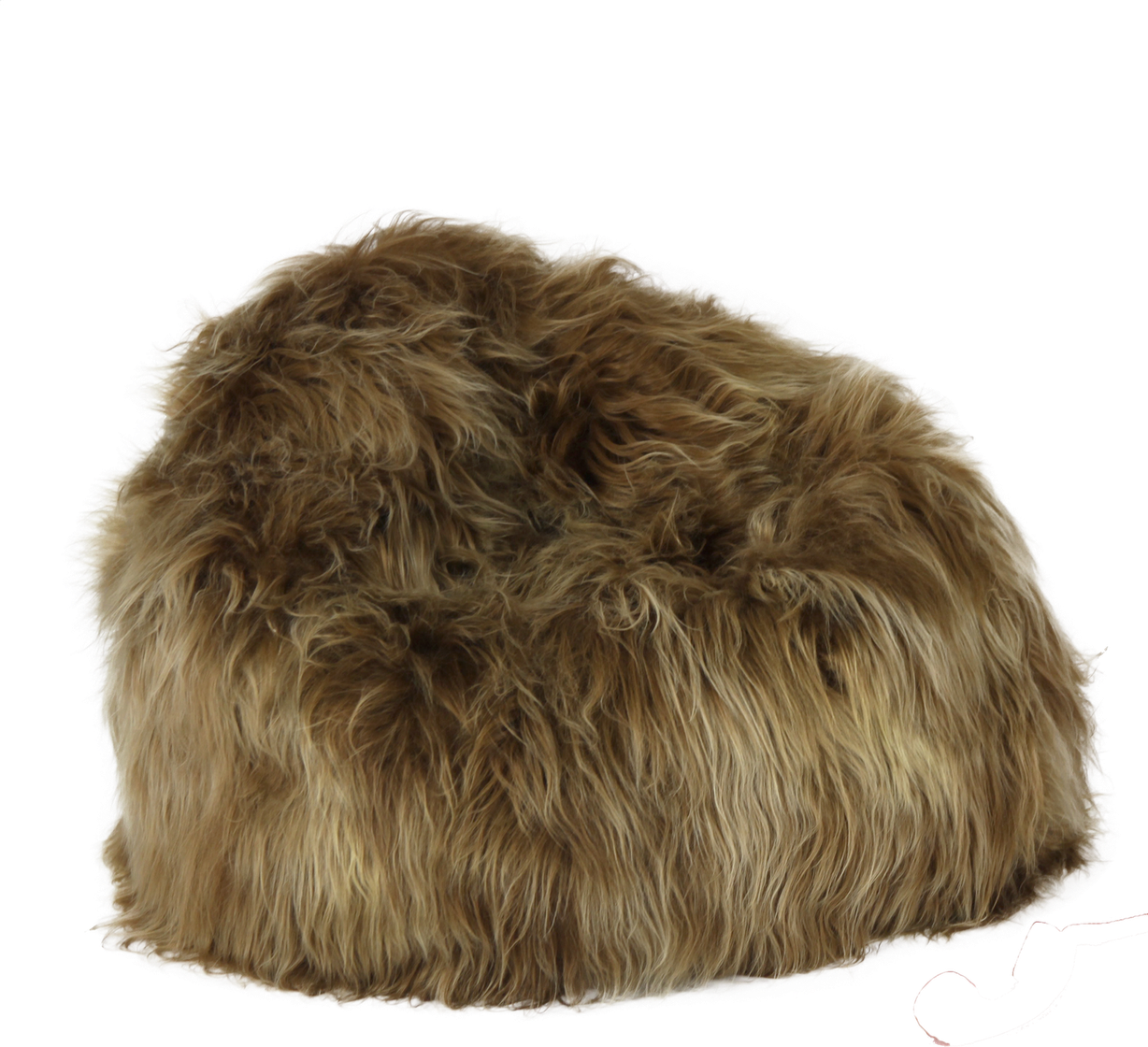 Fab Design - Poof Moumoute - Xl - Long Hair - Brown - Fur Clothing (1228x1120), Png Download
