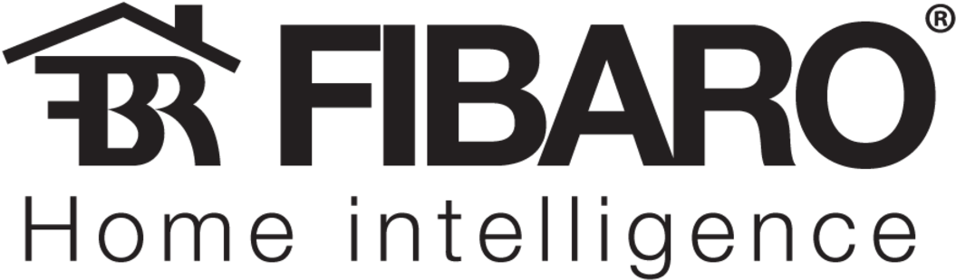 Logo Fibaro Eng - Fibaro Logo Png (1200x358), Png Download