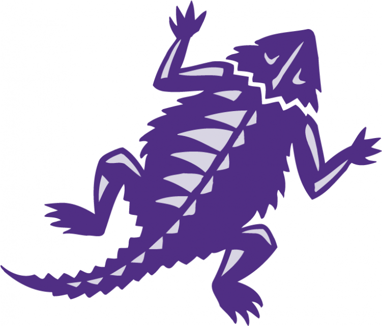 Tcu Horned Frogs Iron On Stickers And Peel-off Decals - Tcu Horned Frogs Clipart (750x930), Png Download