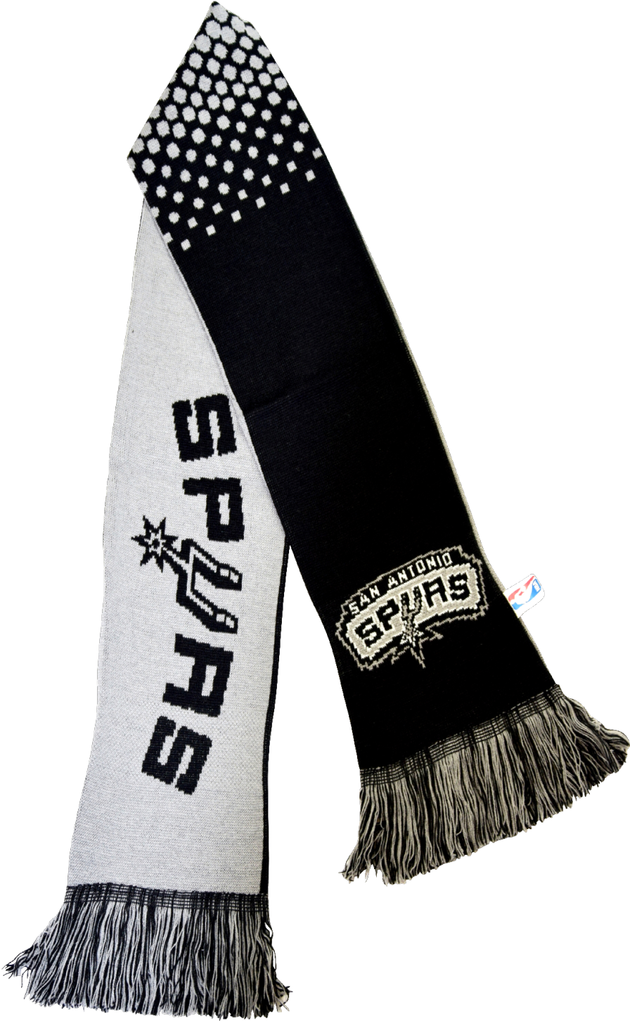 San Antonio Spurs Scarf - San Antonio Spurs (937x1500), Png Download