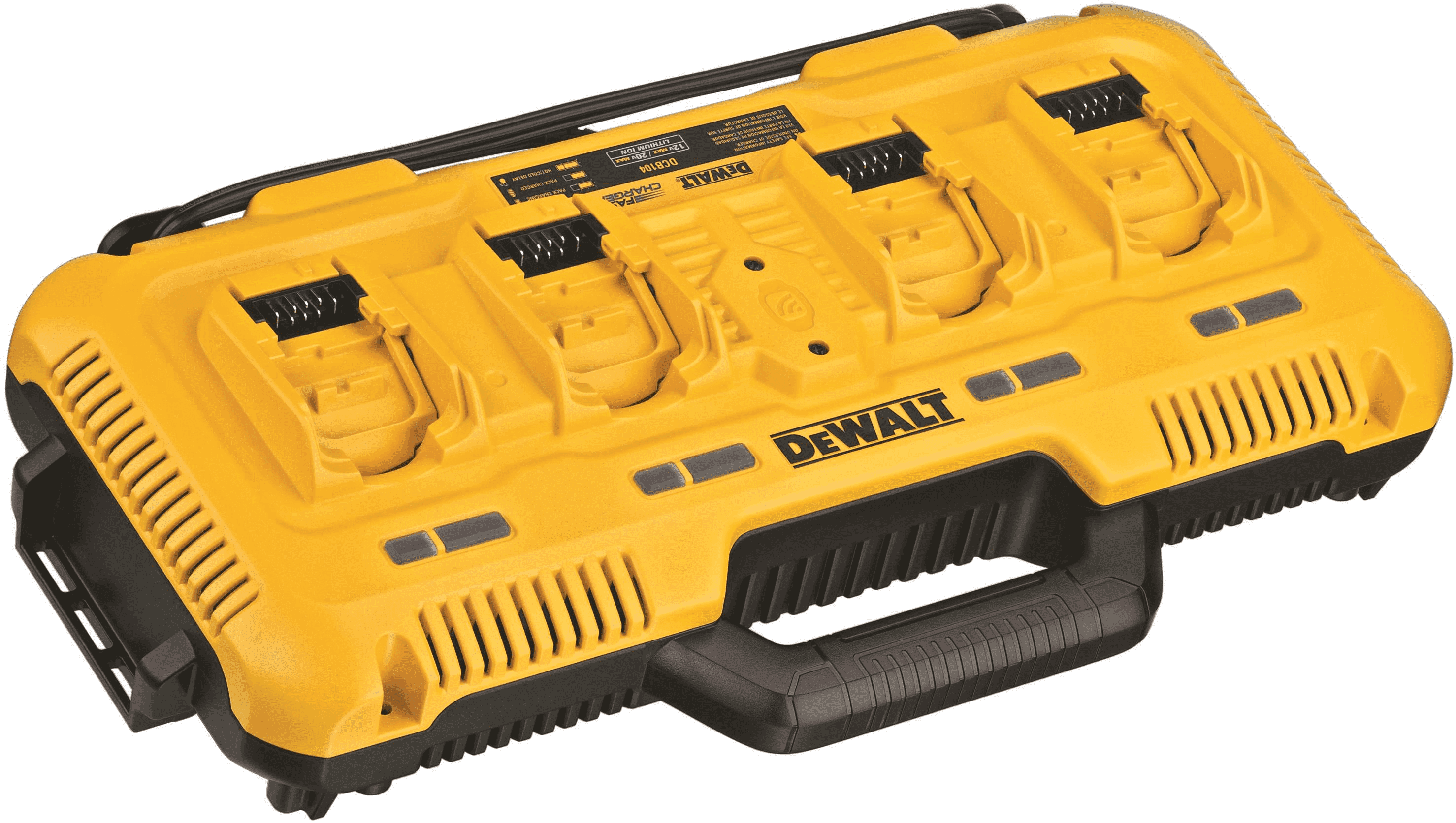 Dewdcb104 - Dewalt 4 Port Charger (3000x3000), Png Download
