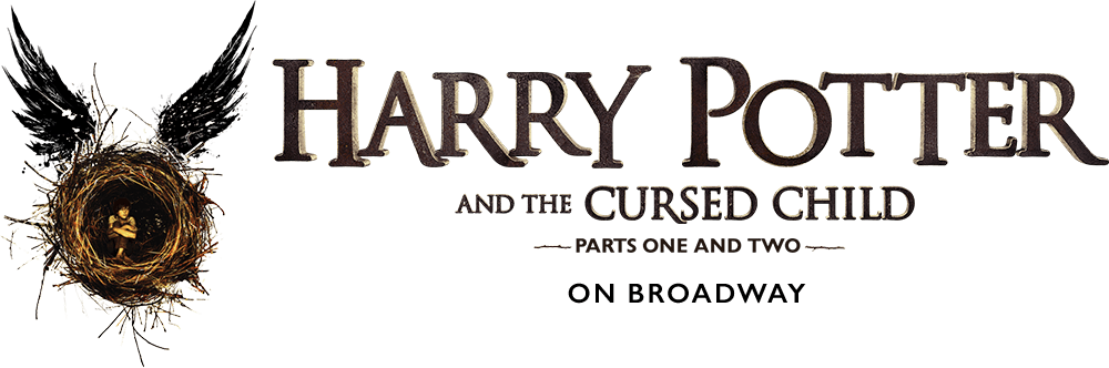 Harry Potter And The Cursed Child Play With Parts One - Harry Potter And The Cursed Child Logo Png (1000x332), Png Download