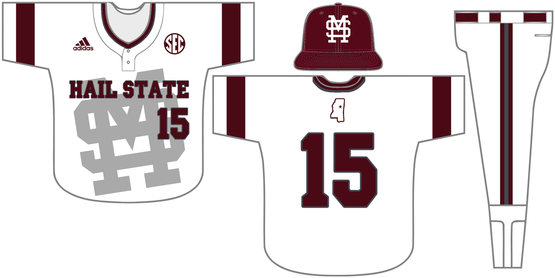 Arguably The Worst Baseball Uniforms In Mississippi - Mississippi State Bulldogs And Lady Bulldogs (1100x573), Png Download