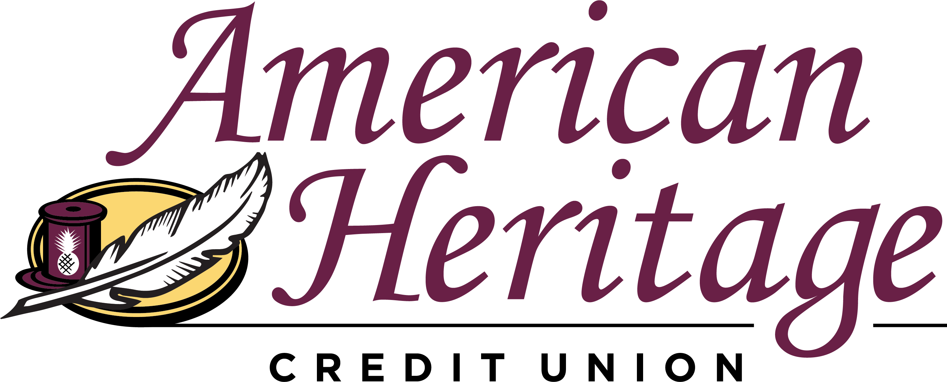 Ahcu Logo - American Heritage Federal Credit Union (3056x1443), Png Download