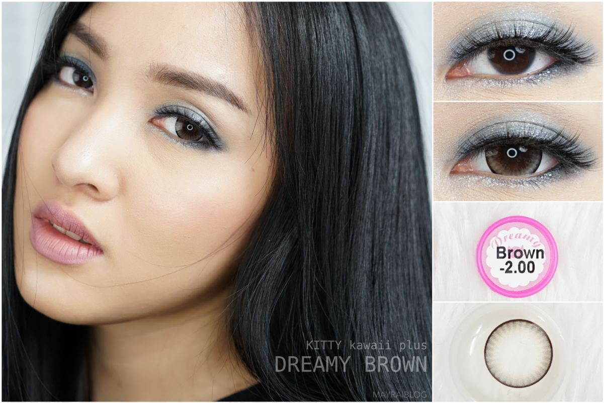 Kitty Kawaii Monthly Contact Lens 1 Pair - Kitty Kawaii Dreamy Brown (1200x1200), Png Download