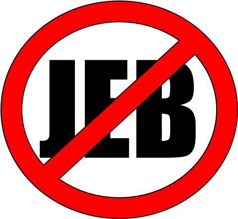 No Jeb - No Camera Allowed Sign (625x527), Png Download