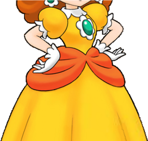 Princess Peach Clipart Daisy - Princess Daisy Mario (640x480), Png Download