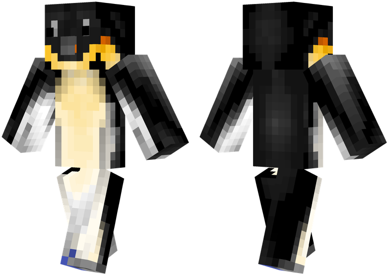 Penguin - Minecraft Penguin Skin (804x576), Png Download